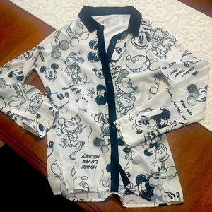 Classic Mickey and Minnie Disney Blouse